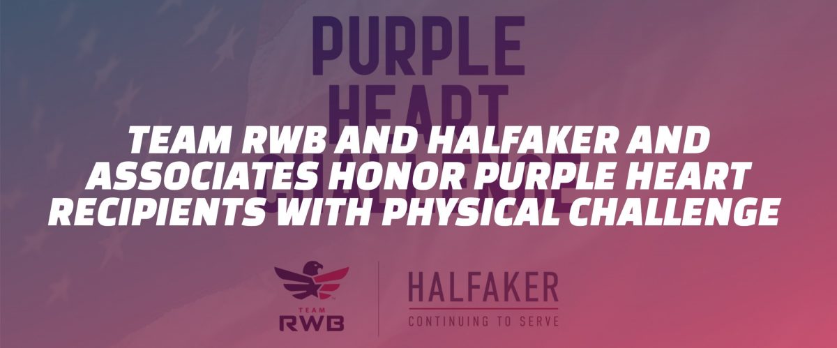 (English) Halfaker and Associates, LLC Sponsors Team Red, White & Blue’s Purple Heart Virtual Challenge