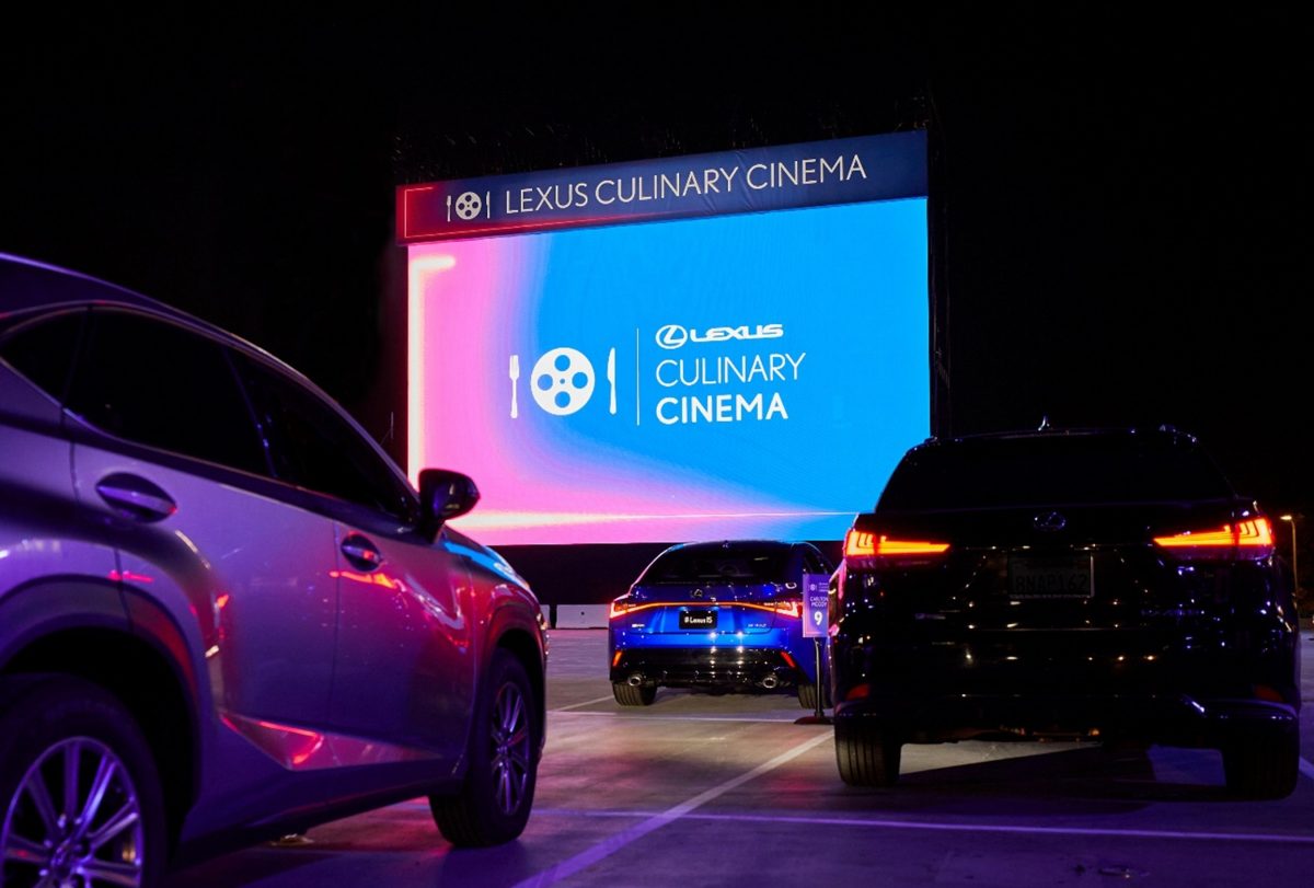 Lexus Culinary Cinema Elevates Drive-In Theater with Gourmet Dining Experience