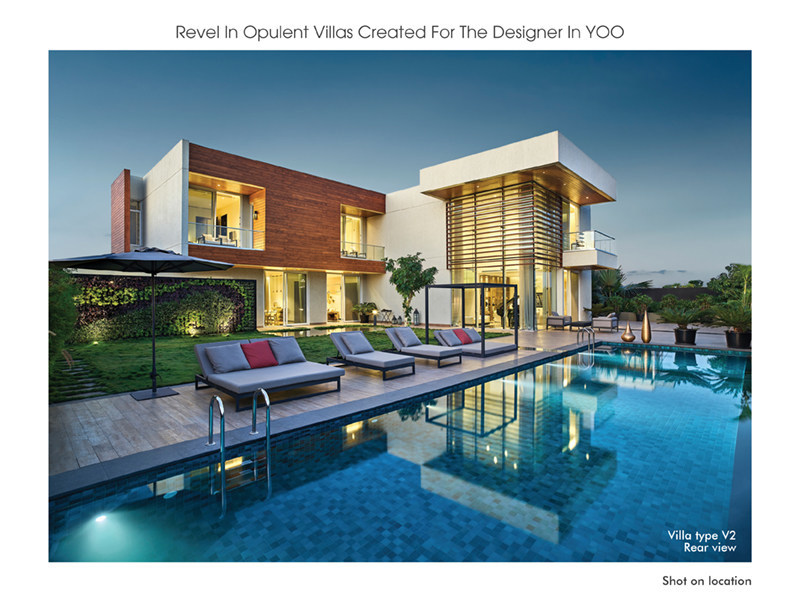 El primer y único enclave de YOO Villas ya están listas para ocupar en India