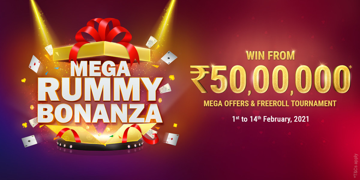 Mega Rummy Bonanza, with giveaways worth Rs.50 Lakhs, on KhelPlay Rummy