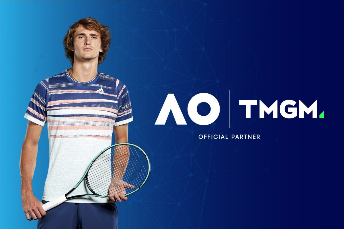 TMGM patrocina a la nueva estrella más popular del tenis, Alexander Zverev, para el Abierto de Australia 2021