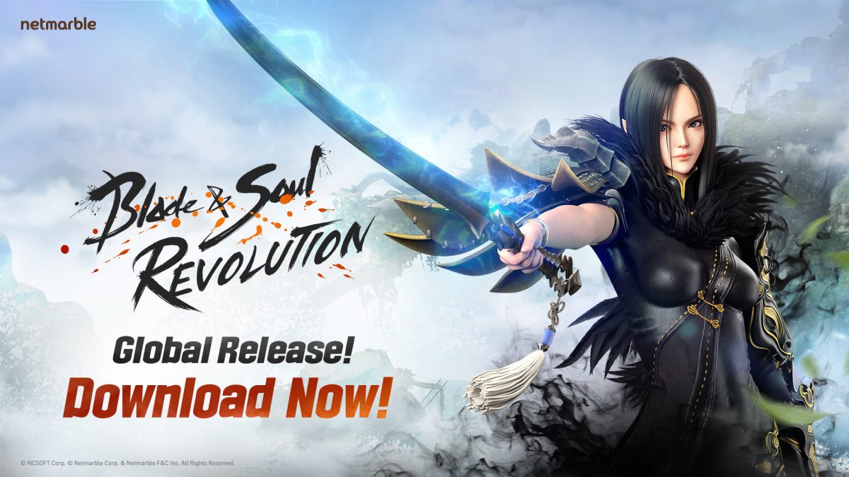 La muy esperada Open World Mobile RPG Blade & Soul Revolution de Netmarble disponible en todo el mundo